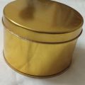 Steel Empty Tins, Golden Tin bid boxes wedding jewelry boxes tins Candle jars Candle. 