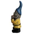 Horror Gnome Resin Ornaments Garden Gnome Statue Tricky Dwarf Zombie Figurine Decoration for Home Garden Patio Decor. 