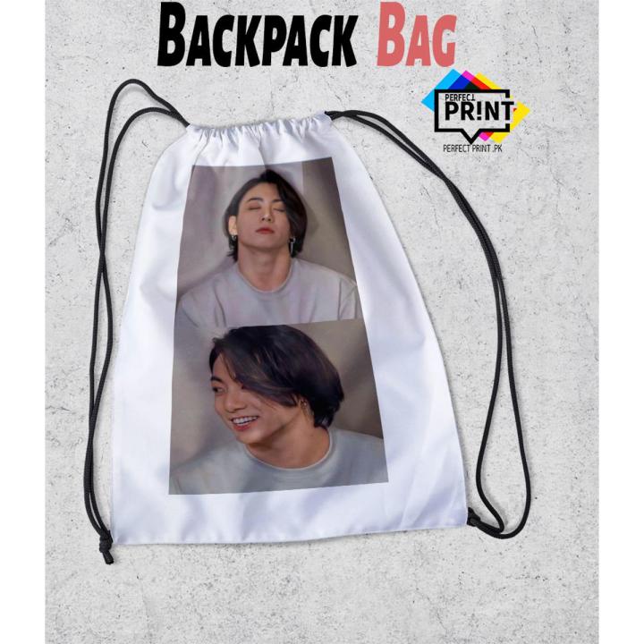 Jungkook Drawstring bag  Jungkook BTS Member Fan Lovers