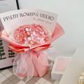 Flower Bouquet Craft Bouquet Making Materials Artificial Flowers Flower Making Set DIY Bouquet Set for Birthday Wedding Party Gift for Women. 