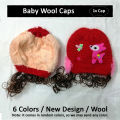 Woolen Caps for Kids for Winter Cute Baby Girl Multicolor for 6 Month to 4 Years. 