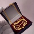 Customize Locket with box I Customize Necklace I Customize Name Necklace for Girls & Boys I Custom Name Locket I Perfect Gift to send your Wife, Fiance, Husband, Father, Or Any One. 
