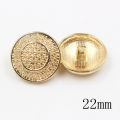 10pcs/lot Hollow Style metal buttons Gold for clothing sweater coat decoration shirt buttons accessories DIY JS-0278. 
