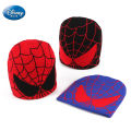 Disney New Fashion Autumn Winter Cartoon Spiderman Kids Color Matching Knitted Hat Boys Girl Wool Cap Children Thick Beanies Hat. 