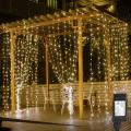 8 Feet Led Fairy Lights for Wedding Party Home Garden Indoor Outdoor Wall Backdrops Decorations. 