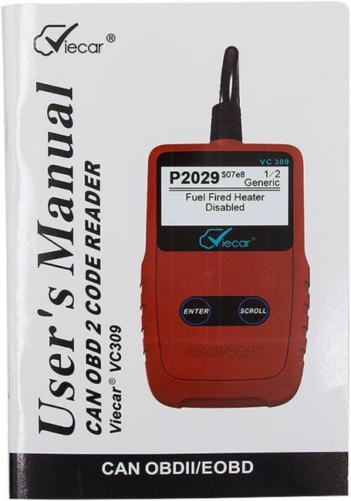 Viecar LITOON Code Scanner, CAN OBD 2 Car Code Reader, Viecar VC309 Universal Automotive Vehicle Diagnostic Scan Tool for Check Engine Light & Diagnostics,Support Read and Clear Error Codes ORIGINAL UK ZONE STOCK