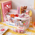 Compact Stationery Holder Innovative Stationery Storage Large Capacity Storage Box Cute Pen Holder Creative Stationery Organizer. 