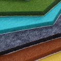 Hexagon Pad Cork Board/Pin Board, 9-Pack Colorful Wall Memo Board. 