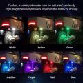 Universal Aircraft Reachargable Strobe Light For Motorbike and Car In 7colour 1pcs. 