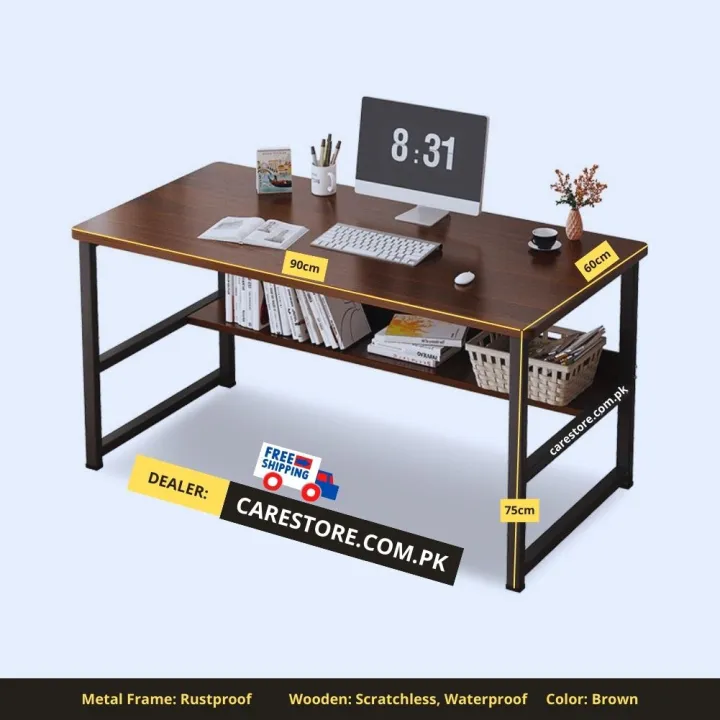 Ideal%20Computer%20table%20&%20Study%20desk%20with%20Wood%20and%2025mm%20Metal%20Frame%20Powder%20Coating%20-%20Image%203