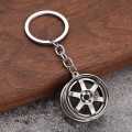Car Wheel Rims Hub Car Metal Alloy Car Keychain Auto Key Ring Chain keyring Ornament keychain for keys . keychain for boys - keychain for kids - keychain for girls - keychain for bag - stationary - keychain for car. 
