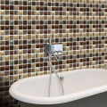 1/10Pcs Crystal Mosaic Tile Stickers DIY 3D Waterproof Self-Adhesive Wall Stickers For Kitchen Bathroom Wall Decor Sticker 10x10cm. 