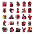 10/30/50pcs Cool Disney Marvel Deadpool Graffiti Stickers Skateboard Laptop Luggage Phone Bike Car Waterproof Sticker Kid Toy. 
