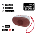 A 012 Wireless Speaker - Premium Sound, 1200mAh Battery, 2 Hours Playtime. 