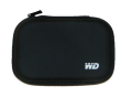 External Hard Drive Carrying Case WD HDD SSD Bag - Black. 