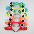 Adults Kids Plush Boy Crab Fish Ears Headband Hairband Animal Gift for Birthday Party Cosplay Costume Halloween Christmas. 
