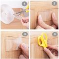 1Pcs Length 5M/3M Double-Sided Super Adhesive Tape, Heavy Duty Double Sided Clear NanoTape for Multipurpose Household Use, Removable Mounting Tape for Easy Item Placement, Strong and Reusable Transparent Gel Tape for Carpets and Posters. 