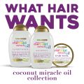 OGX Extra Strength Damage Remedy + Coconut Miracle Oil Hair Mask, Extra Hydrating & Softening Anti-Frizz Treatment to Help Repair Hair, Paraben-Free, Sulfated-Surfactants Free, 6 oz. 