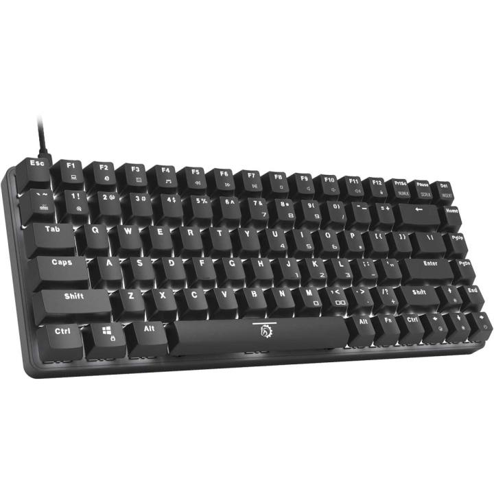 DREVO Excalibur Cherry MX Black TKL 84 Key Mechanical Gaming Keyboard Full Metal USB Typ C Wired with Suspended Keycap Black