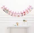 Photo Month Banner for First Birthday  1 to 12 Months Photo Frame Banner for 1st birthday decoration. 