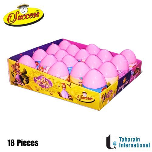 Success Sofia Princess Surprise Eggs for Kids / Girls - 18 Surprise Eggs Gift Box for Kids / Girls with Toys and Fun Treats Inside - Best Gift for Girls Birthday Parties, Events, Festivals, and Occasion