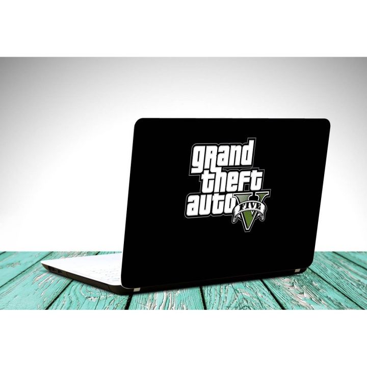 GTA V UltraHD Game Games  Laptop Skin Vinyl Sticker Decal, 12 13 13.3 14 15 15.4 15.6 inch Laptop Skin Sticker Cover Art Decal Protector Fits All Laptops