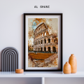Historical Places | Picture Frame | Historical 01 | Size 12x18 | Al Ghani. 
