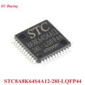 STC8A8K64S4A12 STC8A8K64S4A12-28I-LQFP44 Single Chip Microcomputer STC 28I LQFP44 IC Chip Integrated Circuit. 