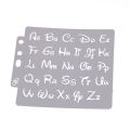 Alphabet Letter Stencils Template Painting Scrapbooking Embossing Stamping Album Card DIY Dropship. 