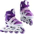 ADJUSTABLE INLINE SKATE SHOES ROLLERS FOR BOYS GIRLS 4 WHEEL SKATE SHOES FOUR WHEELS. 
