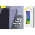 EAI STORE 2 PCS/Set Phone 12 MINI 5.4 inch - 0.3mm Anti Blue Ray Full screen and Full-glass Tempered Glass Film and - Anti Blue. 