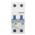 2 Pole 500V 32 Amp Isolator DC Miniature Circuit Breaker Quick Release for Solar PV System. 