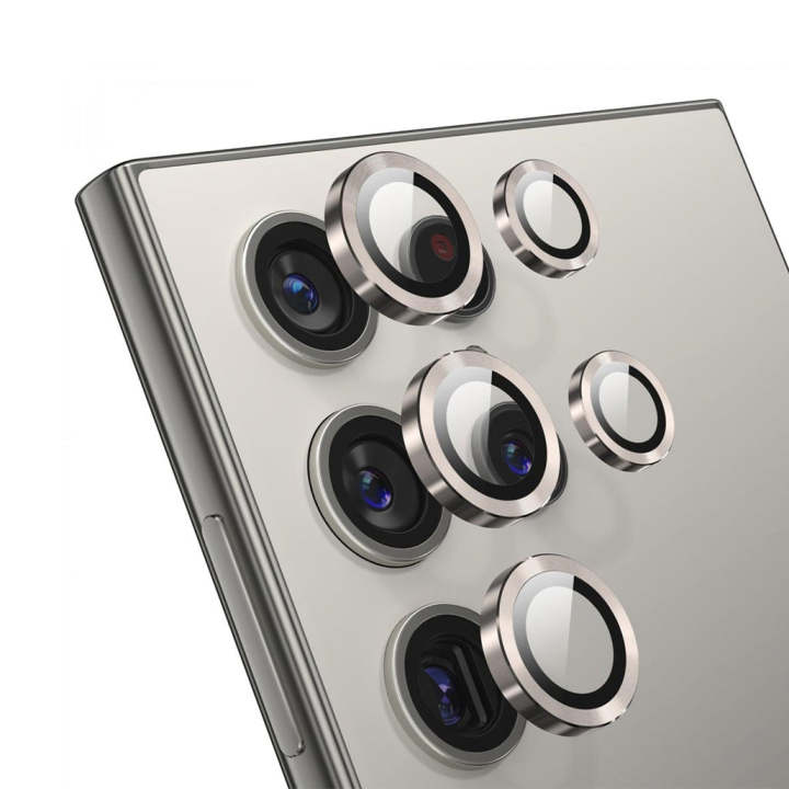 Camera protectot Samsung Galaxy S24 Ultra 3D Back Camera Protector Grey Titanium