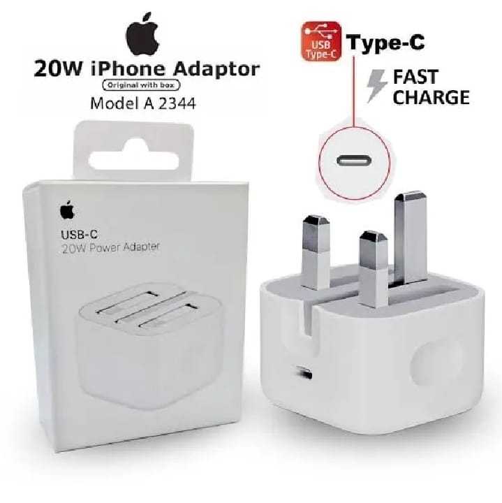 Original 20W / 25W PD Fast Charger for iPhone – High Quality USB-C ...