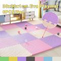 Practical 6PCs floor mat EVA foam mat baby puzzle mat play mat kids interlocking exercise tiles rugs floor tiles toys carpet soft carpet climbing pad. 