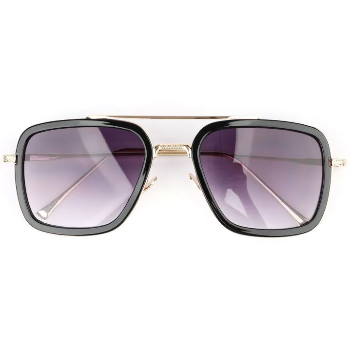 Tony%20Stark%20Square%20Sunglasses%20-%20Iron%20Man%20Sun%20Glasses%20Vintage%20Square%20Metal%20Frames%20-%20Image%204