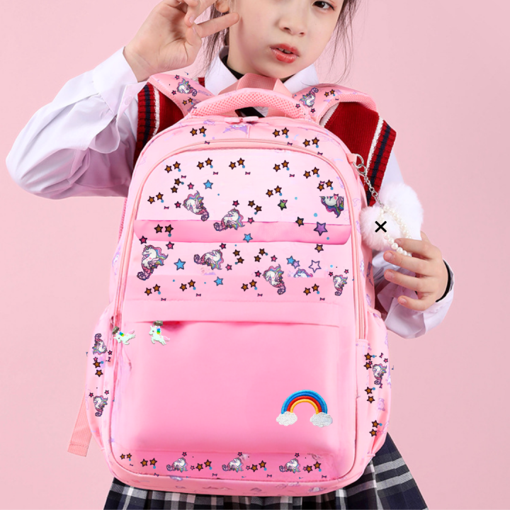 Bagzillas:%20Girls%20ZMBaby%20Bunny%20Suiteable%202nd%20to%205wth%20Collage%20Backpack%20For%20Princess%20Cute%20School%20Bags%20For%20Girls%20-%20Image%202