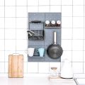 No Nails Floating Shelves Wall Mount Pegboard Organizer Storage Racks Plastic Diy For Living Room Kitchen Bathroom. 