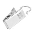 Drapery Rings-200 * Stainless Steel Curtain Clips with Hooks-Silver. 
