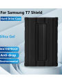 Silicone Case SSD Shell Sleeve Waterproof Hard Disk Hard Drive Protective Cover for Samsung T7 Shield Portable Solid State Drive. 