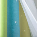 Migeet Star Curtains Stars Blackout Curtains for Kids Girls Bedroom Living Room Colorful Double Layer Star Window Curtains, 1 Panel (40"W x 52"L,). 