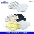 Harley Davidson 3D Chrome Badges Bike Emblem Stickers (Gold). 