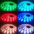 RGB Waterproof LED Strip Light 5M RGB DC 12V LED Strip With Remote Control 5A Power Adapter. 
