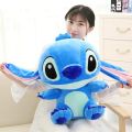 35-65cm Genuine Disney Kawaii Large Stitch Plush Toy Cute Anime Peripheral Plush Stuffed Doll Children's Birthday Christmas Gift. 