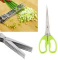 Scissors for vegetable cutting 05 layers scissor.. 