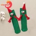 Thick Thick Festive Cartoon Couple Socks Warm -slip Christmas Stockings for Holiday Party Festive Magnetic Socks. 
