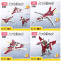 Decool Architect Air Fighter Building Blocks For Kids Technique Jisi Bricks Block & Engineering Toy Creative Flying Jet Lego_ Toys Plastic Educational 157+Pcs DIY Brick Aeroplane Model Play Build Skill Set Gift For Kids Teenager Boys & Girls Code: 3136. 