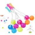 1 PCS Old Style Toy Click Clapping Ball Collision Racket Handball Pressure Relief Ball Professional Clapping Ball, With Free Gift for Kids (Sticker, Golden Scarf pin, Balloon, Pair of Girls Hair Poni). By mall City Zone. 