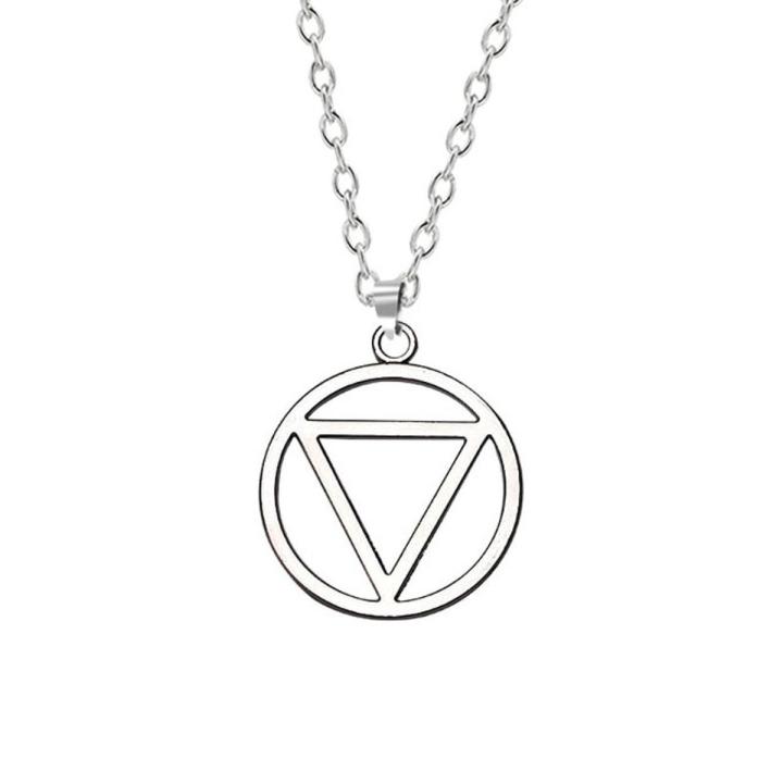 Akatsuki Hidan Ninja Jashin Necklace Trinity Symbol Baptism Catholicism Anime Religious Pendant New Jewelry