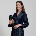 Pure Satin Silk Contrast Piping Hot Sexy Honeymoon robe gown for women, night suit, sleep wear, night dress, night wear, ladies nighty for girls, satin silk robe, silk robe for women, silk night suit. 